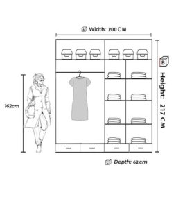 Mayfair II Sliding Wardrobe White