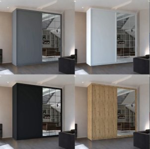COLLIN VOTAN WHITE SLIDING WARDROBE