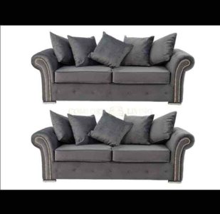 Kashmir 3+2 sofa set, Grey, one size (101