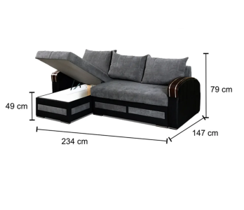 Kevin Corner Sofa Bed