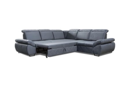 Selly Plush Corner Sofa Bed
