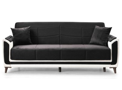 Turkish 3 Seater Ottoman Storage Sofa Bed Modern Luxury Bedroom with Cushions